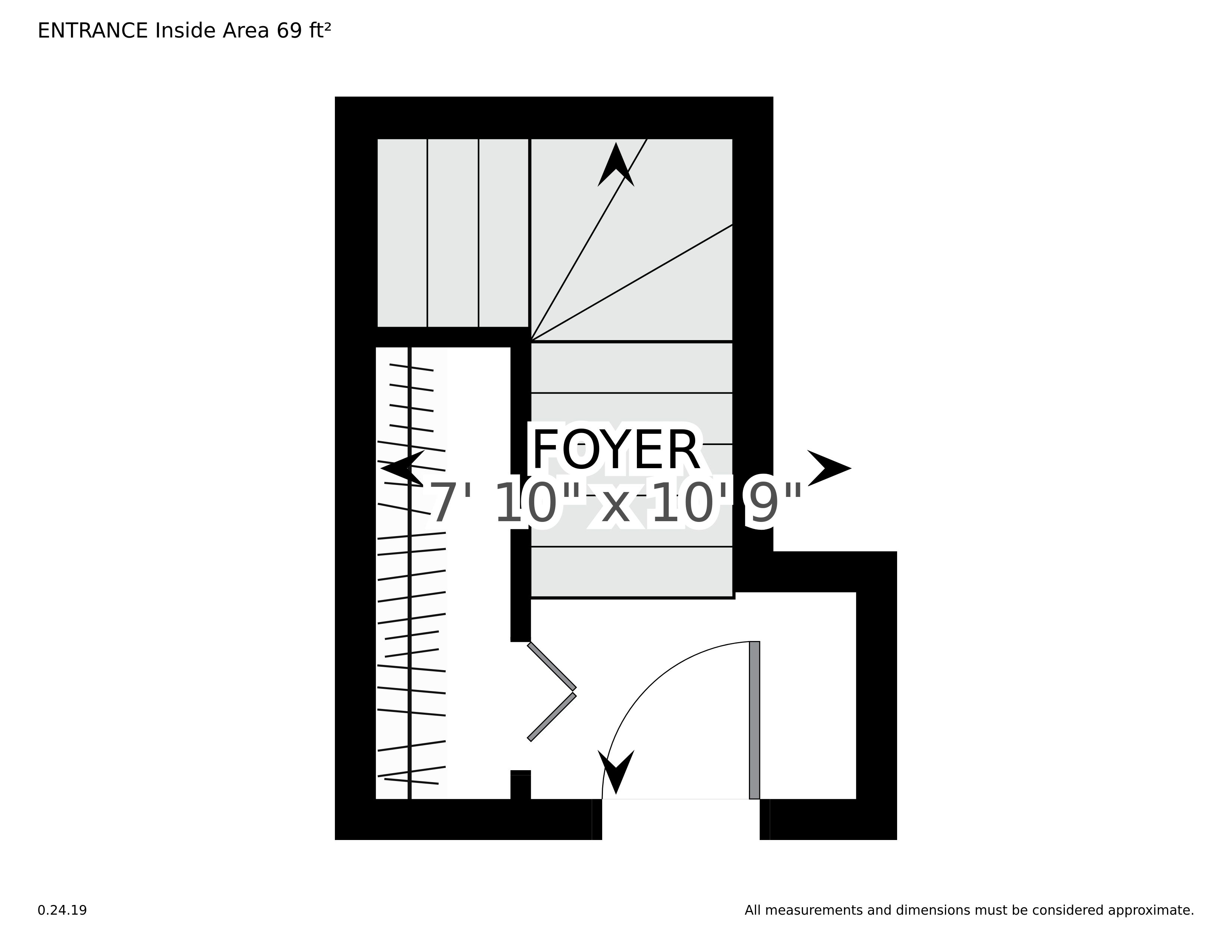 1755 18th Street NW,  Washington, DC, 20009 - Floor Plans Unit 200 Foyer