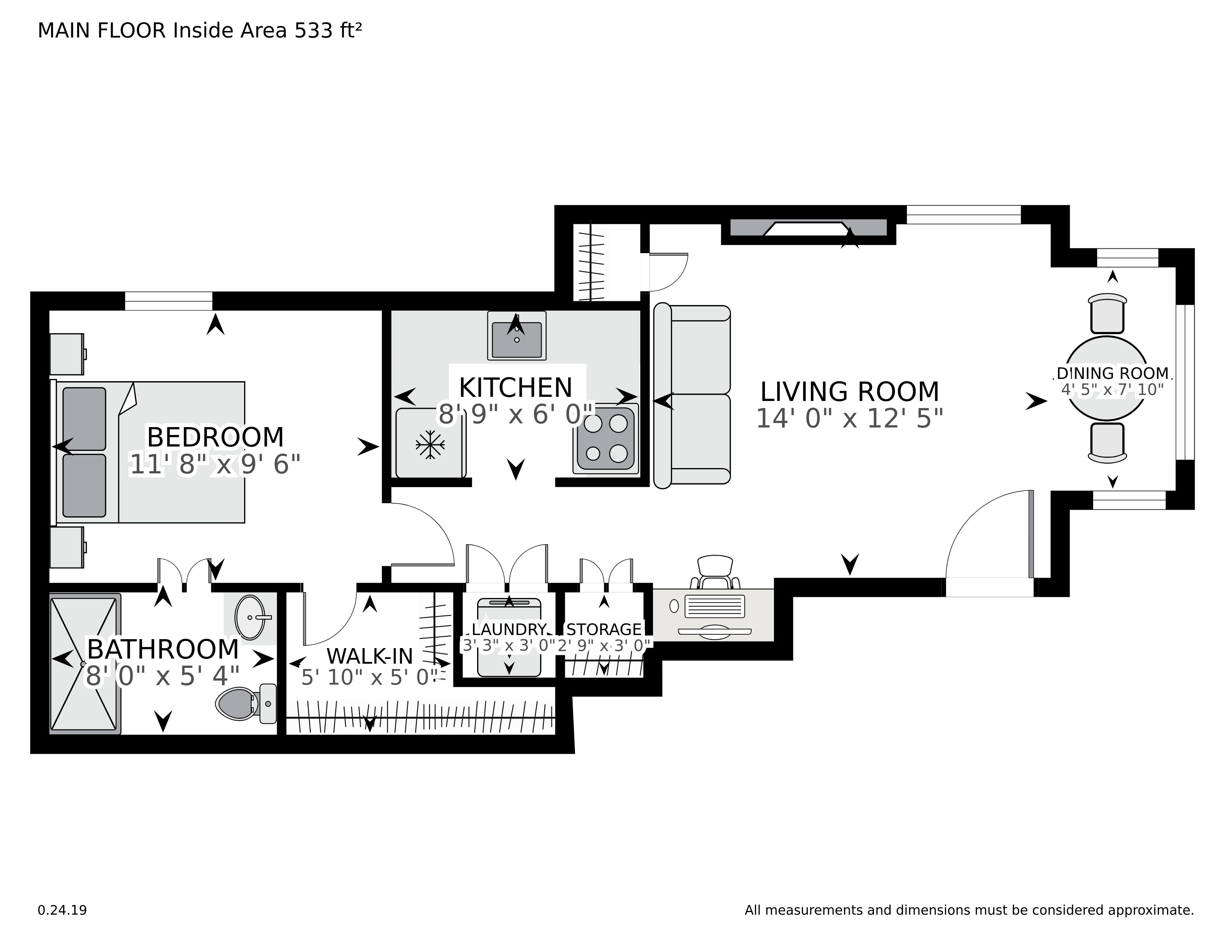 1755 18th Street NW,  Washington, DC, 20009 - Floor Plans Unit 101